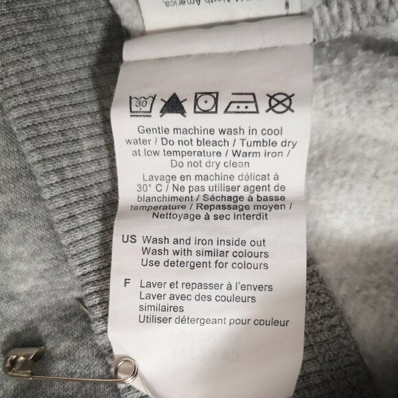 Puma Sport Lifestyle Men's Size Small Grey Fleece Lined Warm Cell Sweatshirt - Picture 5 of 10